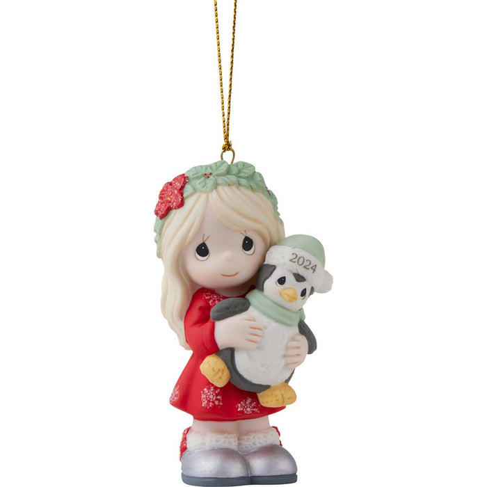 Precious Moments : Have Yourself A Merry Little Christmas Dated 2024 Girl Ornament - Precious Moments : Have Yourself A Merry Little Christmas Dated 2024 Girl Ornament