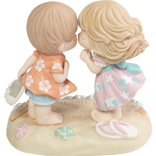 Precious Moments : Our Love Is Deeper Than The Ocean, Bisque Porcelain Figurine - Precious Moments : Our Love Is Deeper Than The Ocean, Bisque Porcelain Figurine