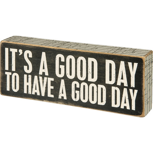 Primitives By Kathy : A Good Day Box Sign - Primitives By Kathy : A Good Day Box Sign