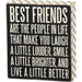 Primitives By Kathy : Best Friends Box Sign - Primitives By Kathy : Best Friends Box Sign