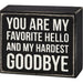 Primitives By Kathy : Favorite Hello Box Sign - Primitives By Kathy : Favorite Hello Box Sign