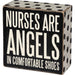 Primitives By Kathy : Nurses Are Angels Box Sign - Primitives By Kathy : Nurses Are Angels Box Sign