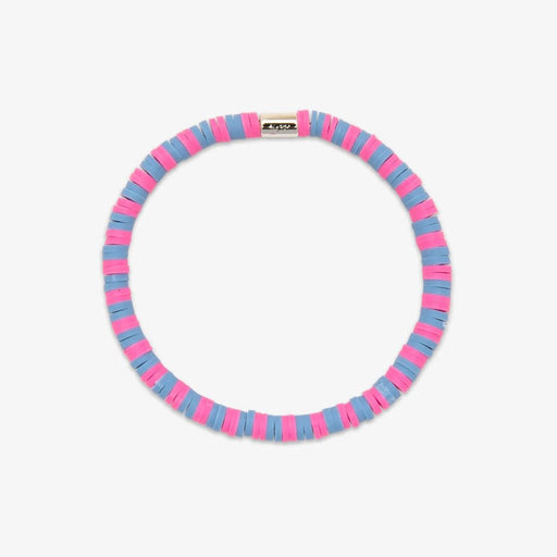 Pura Vida : Bubblegum Seascape Stretch Bracelet - Pura Vida : Bubblegum Seascape Stretch Bracelet