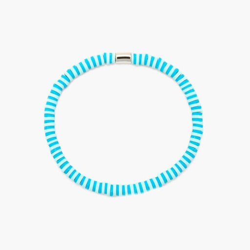 Pura Vida : Canal Blues Seascape Stretch Bracelet - Pura Vida : Canal Blues Seascape Stretch Bracelet