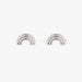 Pura Vida : Chasing Rainbows Stud Earrings - Silver - Pura Vida : Chasing Rainbows Stud Earrings - Silver