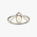 Pura Vida : Chevron Stone Ring - Silver - Pura Vida : Chevron Stone Ring - Silver