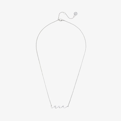 Pura Vida : Delicate Wave Necklace - Silver - Pura Vida : Delicate Wave Necklace - Silver