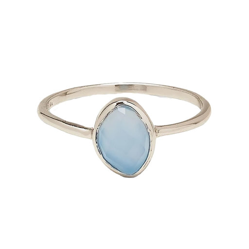 Pura Vida : Organic Stone Ring - Silver - Pura Vida : Organic Stone Ring - Silver