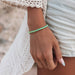 Pura Vida : Sun - Bleached Aqua Seascape Stretch Bracelet - Pura Vida : Sun - Bleached Aqua Seascape Stretch Bracelet