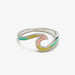 Pura Vida : Tie - Dye Wave Ring - Silver - Pura Vida : Tie - Dye Wave Ring - Silver