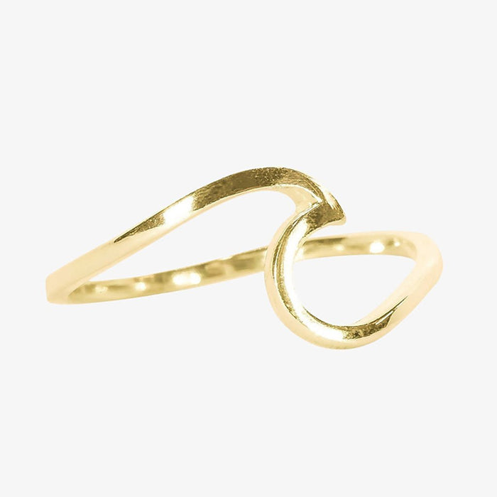 Pura Vida : Wave Ring - Gold - Pura Vida : Wave Ring - Gold