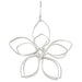 Rain : 3D Silver Flower Earring - Rain : 3D Silver Flower Earring