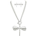 Rain : Silver Convertible 17 - 34" Dragonfly Necklace Set - Rain : Silver Convertible 17 - 34" Dragonfly Necklace Set