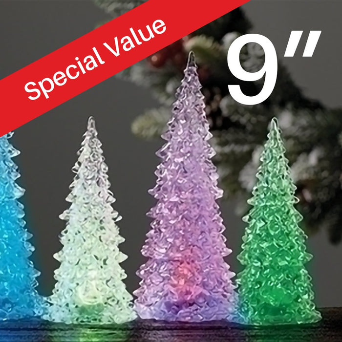 Roman : Crystal Lighted Tree 9" - Roman : Crystal Lighted Tree 9"