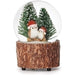 Roman : Wind Up Musical Owl with Santa Hats Swirl Snow Globe - Roman : Wind Up Musical Owl with Santa Hats Swirl Snow Globe