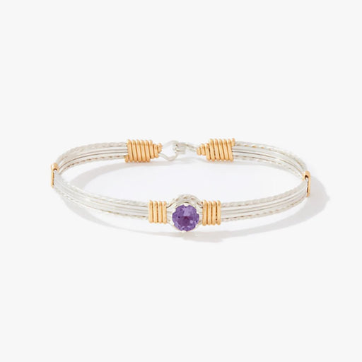 Ronaldo Jewelry : Shining Star Bracelet - February - Ronaldo Jewelry : Shining Star Bracelet - February