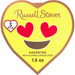 Russell Stover : Assorted Chocolates Conversation Text Heart box, 1.5 oz. - Russell Stover : Assorted Chocolates Conversation Text Heart box, 1.5 oz.