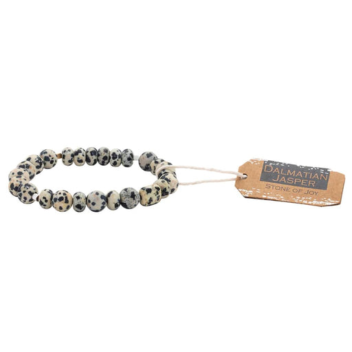 Scout Curated Wears : Stone Stack Bracelet Dalmatian Jasper - Stone of Joy - Scout Curated Wears : Stone Stack Bracelet Dalmatian Jasper - Stone of Joy