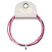 Scout Curated Wears : Tonal Chromacolor Miyuki Bracelet Trio - Fuchsia/Silver - Scout Curated Wears : Tonal Chromacolor Miyuki Bracelet Trio - Fuchsia/Silver