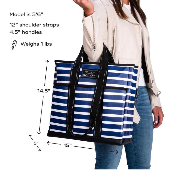 SCOUT : Uptown Girl Pocket Tote Bag in Summer Is Seer - SCOUT : Uptown Girl Pocket Tote Bag in Summer Is Seer