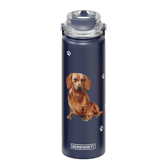 Serengeti Dachshund, Red 24 oz Water Bottle - Serengeti Dachshund, Red 24 oz Water Bottle