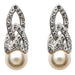 Shanore : Celtic Pearl Earrings Adorned By Crystals - Shanore : Celtic Pearl Earrings Adorned By Crystals