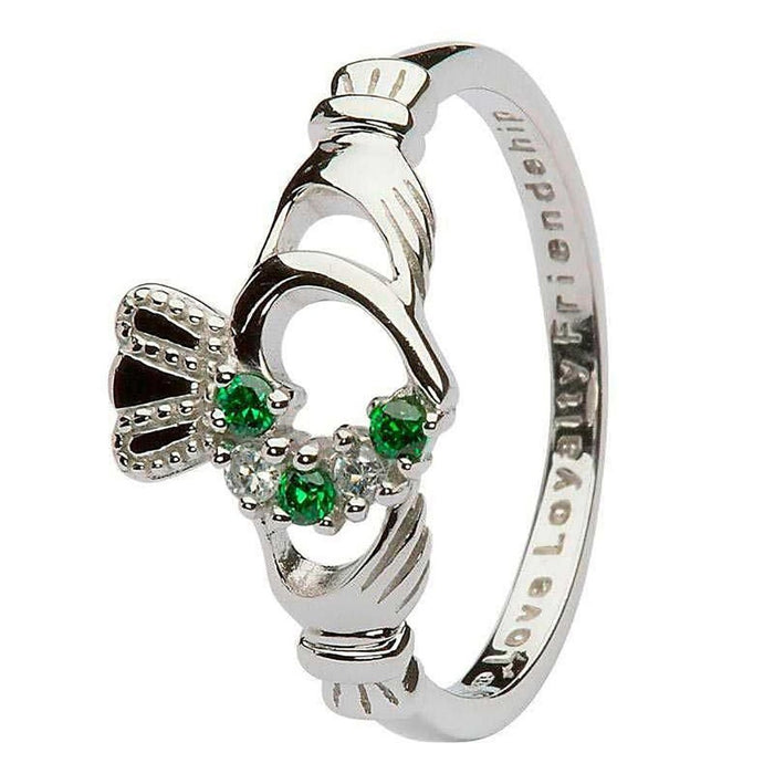 Shanore : Claddagh Heart Set Ring - Shanore : Claddagh Heart Set Ring