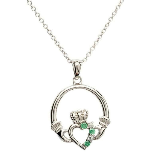 Shanore : Claddagh Part Set Silver Necklace - Shanore : Claddagh Part Set Silver Necklace