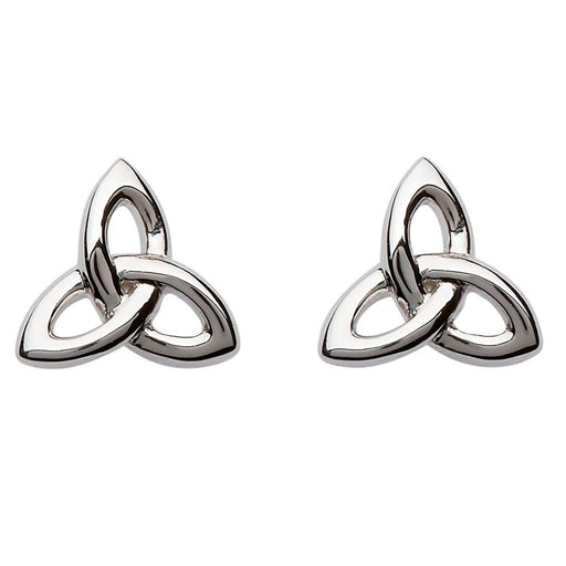 Shanore : Silver Celtic Trinity Knot Stud Earrings - Shanore : Silver Celtic Trinity Knot Stud Earrings