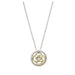 Shanore : Sterlin Silver CZ Celtic Knot Necklace with Gold Plate - Shanore : Sterlin Silver CZ Celtic Knot Necklace with Gold Plate