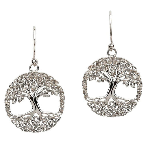 Shanore : Tree of Life Silver Earrings - Shanore : Tree of Life Silver Earrings