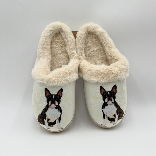 Snuggs : Boston Terrier Slippers - Snuggs : Boston Terrier Slippers