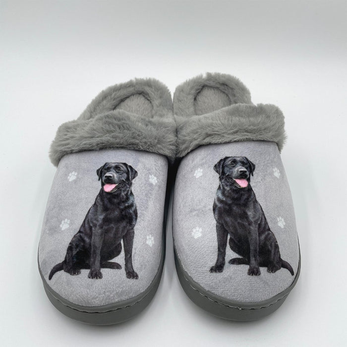 Snuggs : Labrador Black - Slippers - Snuggs : Labrador Black - Slippers