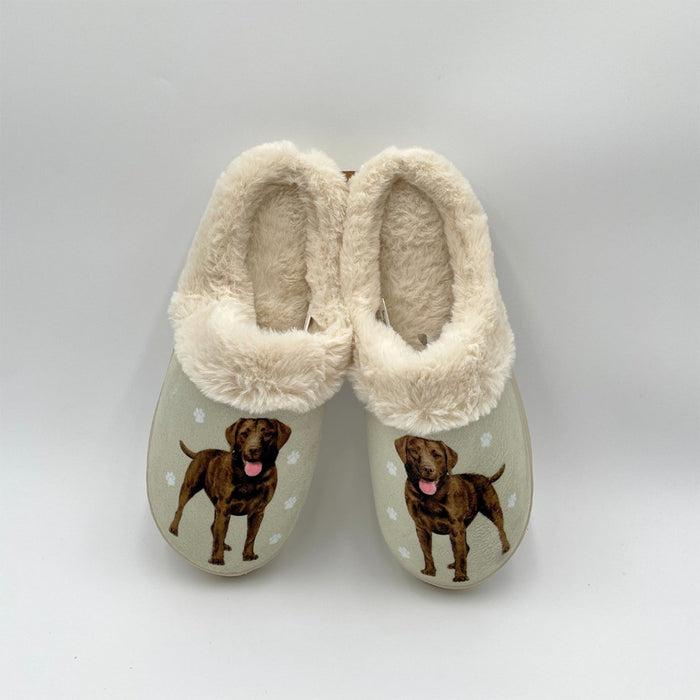 Snuggs : Labrador Chocolate - Slippers - Snuggs : Labrador Chocolate - Slippers