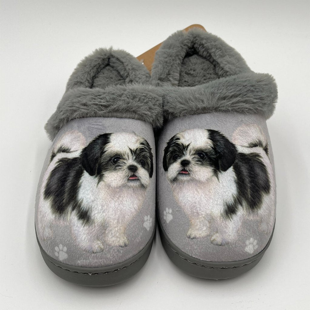 Snuggs : Shih Tzu Black - Slippers for Pet Lovers - Annies Hallmark and ...