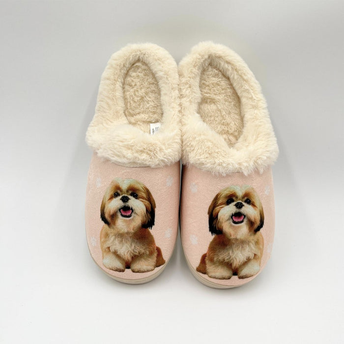 Snuggs : Shih Tzu Tan - Slippers - Snuggs : Shih Tzu Tan - Slippers