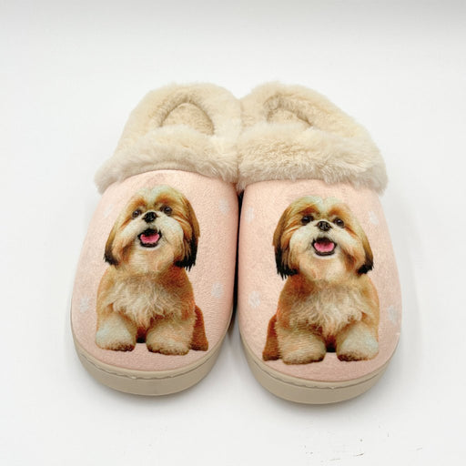 Snuggs : Shih Tzu Tan - Slippers - Snuggs : Shih Tzu Tan - Slippers