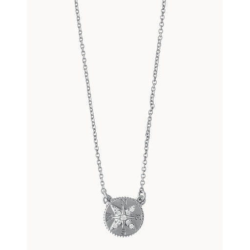 Spartina 449 :Sea La Vie Necklace Adventure/Compass - Sliver - Spartina 449 :Sea La Vie Necklace Adventure/Compass - Sliver