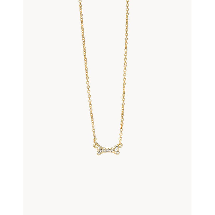 Spartina 449 : Sea La Vie Necklace Puppy Love/Bone - Gold - Spartina 449 : Sea La Vie Necklace Puppy Love/Bone - Gold