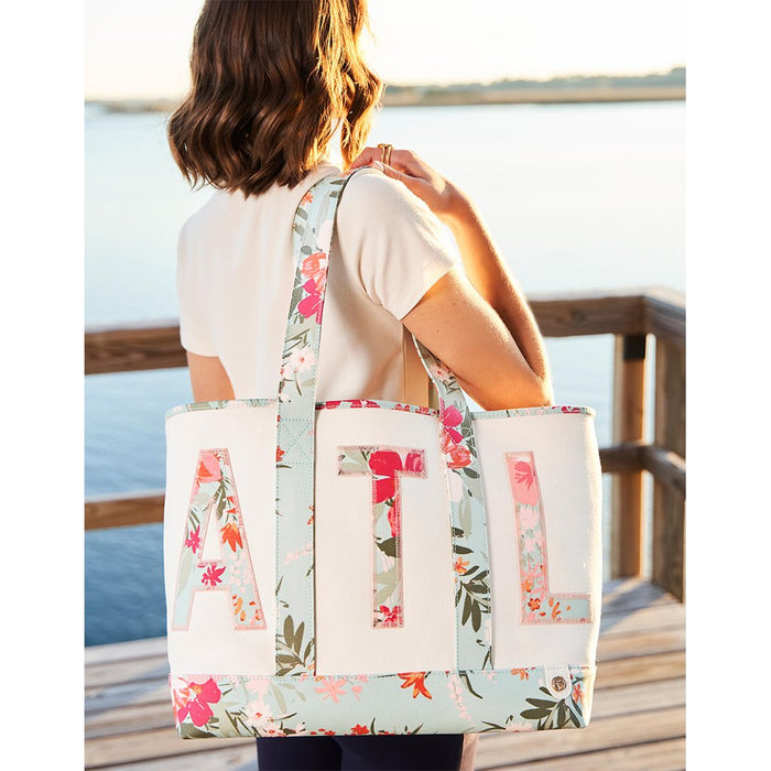 Spartina : Atlanta Linen Alpha Tote Alljoy Landing (W) - Spartina : Atlanta Linen Alpha Tote Alljoy Landing (W)