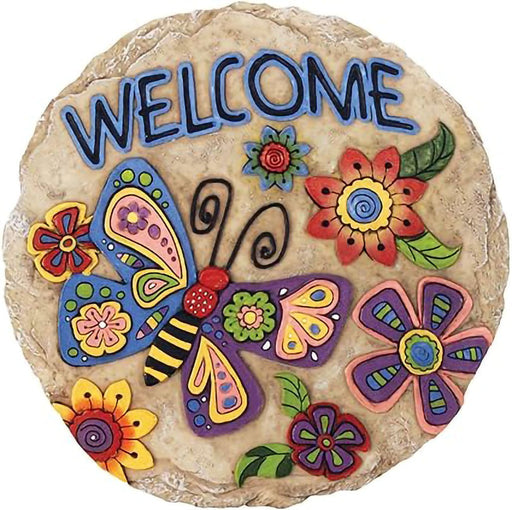 Spoontiques: Butterfly Welcome Stepping Stone - Spoontiques: Butterfly Welcome Stepping Stone