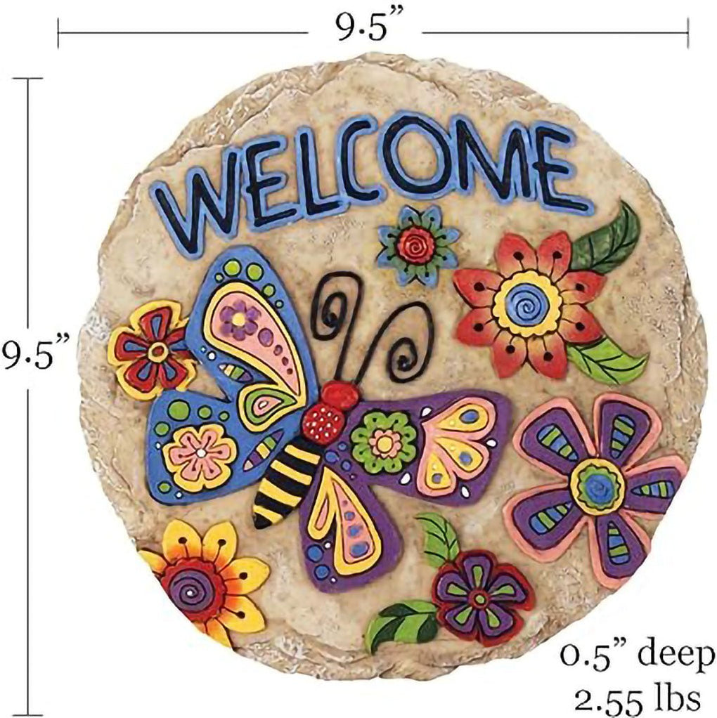 Spoontiques: Butterfly Welcome Stepping Stone - Annies Hallmark ...