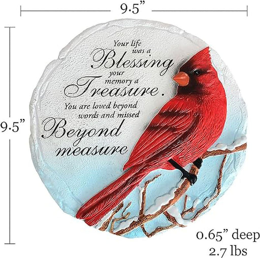 Spoontiques: Cardinal Blessings Stepping Stone - Spoontiques: Cardinal Blessings Stepping Stone
