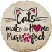 Spoontiques: "Cats Make a Home Purrfect" Stepping Stone - Spoontiques: "Cats Make a Home Purrfect" Stepping Stone