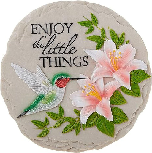 Spoontiques : "Enjoy the Little Things"- Hummingbird Stepping Stone - Spoontiques : "Enjoy the Little Things"- Hummingbird Stepping Stone