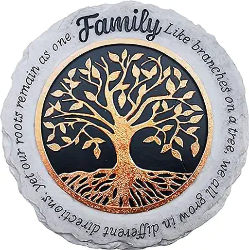Spoontiques: "Family " Tree Stepping Stone - Spoontiques: "Family " Tree Stepping Stone
