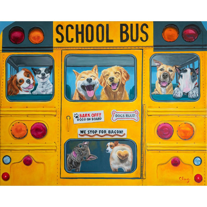 Springbok : Happy Bus 500 Piece Jigsaw Puzzle - Springbok : Happy Bus 500 Piece Jigsaw Puzzle