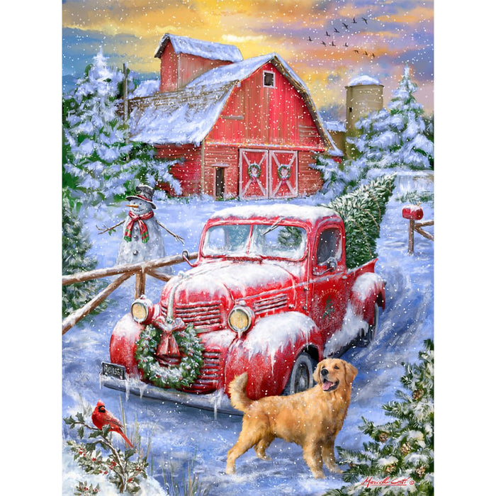 Springbok : Holidays On The Farm - 500 Piece Jigsaw Puzzle - Springbok : Holidays On The Farm - 500 Piece Jigsaw Puzzle