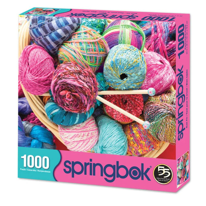 Springbok : Knit Fit - 1000 Piece Jigsaw Puzzle - Springbok : Knit Fit - 1000 Piece Jigsaw Puzzle