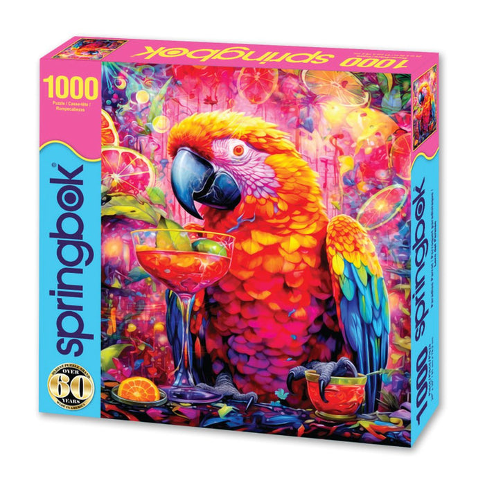 Springbok : Paradise Parrot - 1000 Piece Jigsaw Puzzle - Springbok : Paradise Parrot - 1000 Piece Jigsaw Puzzle